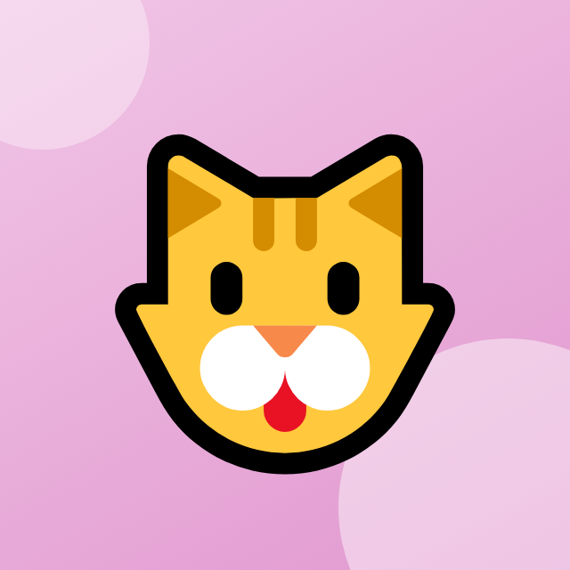 晒太阳的猫头像