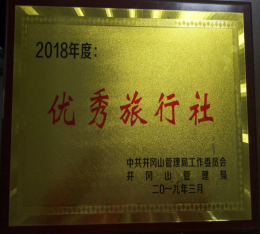2018年度优秀旅行社