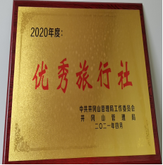 2020年度优秀旅行社
